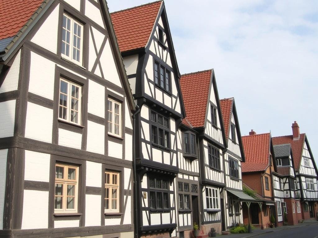 Half-timbered housesфото